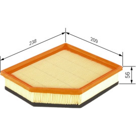 BOSCH F 026 400 146 Luftfilter BOSCH F 026 400 146 Luftfilter