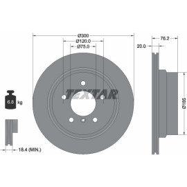 Bremsscheibe 92227103 Bremsscheibe 92227103