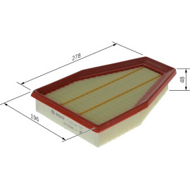Luftfilter F 026 400 755 Luftfilter F 026 400 755