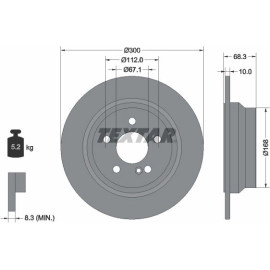 Bremsscheibe 92115405