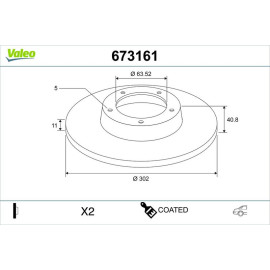 Bremsscheibe 673161