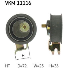 Spannrolle, Zahnriemen VKM 11116 Spannrolle, Zahnriemen VKM 11116