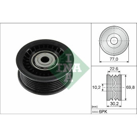 Umlenk-/Führungsrolle, Keilrippenriemen 532 1075 10 Umlenk-/Führungsrolle, Keilrippenriemen 532 1075 10