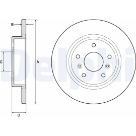 Bremsscheibe BG4807C Bremsscheibe BG4807C
