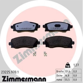 Bremsbelagsatz, Scheibenbremse 23225.970.1