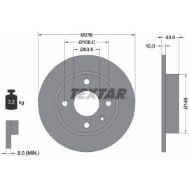 Bremsscheibe 92050900