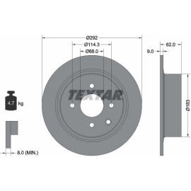 Bremsscheibe 92234303 Bremsscheibe 92234303