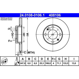 Bremsscheibe 24.0108-0106.1