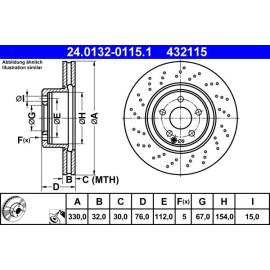 Bremsscheibe 24.0132-0115.1
