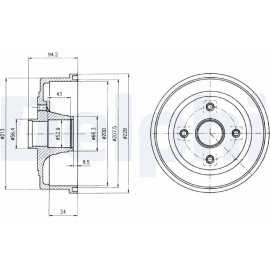 Bremstrommel BF472