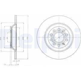 Bremsscheibe BG4088