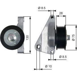 Umlenk-/Führungsrolle, Keilrippenriemen T36422 Umlenk-/Führungsrolle, Keilrippenriemen T36422