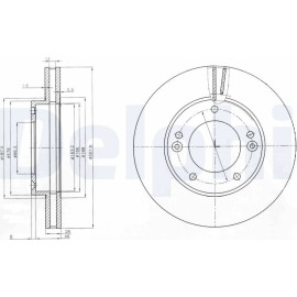 Bremsscheibe BG3858 Bremsscheibe BG3858