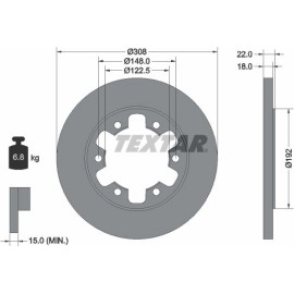 Bremsscheibe 92275803 Bremsscheibe 92275803