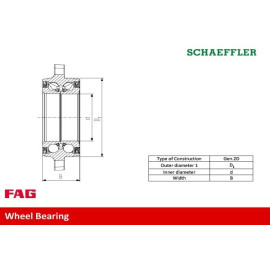 Radlagersatz 713 6497 90 Radlagersatz 713 6497 90