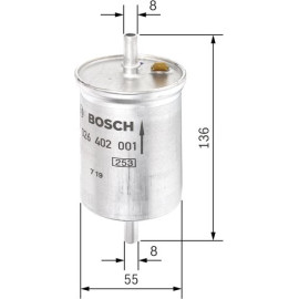 Kraftstofffilter F 026 402 001 Kraftstofffilter F 026 402 001
