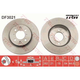 Bremsscheibe DF3021 Bremsscheibe DF3021