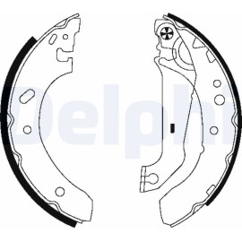 Bremsbackensatz LS1783 Bremsbackensatz LS1783