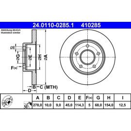 Bremsscheibe 24.0110-0285.1