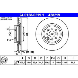 Bremsscheibe 24.0128-0219.1