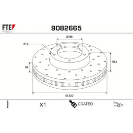 Bremsscheibe 9082665