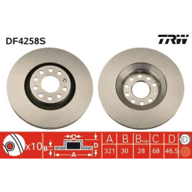 Bremsscheibe DF4258S