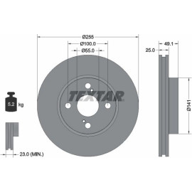 Bremsscheibe 92125903 Bremsscheibe 92125903