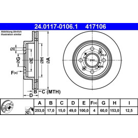 Bremsscheibe 24.0117-0106.1