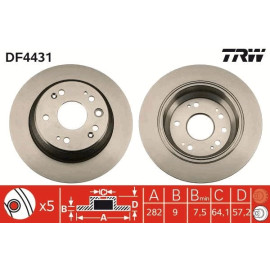 Bremsscheibe DF4431