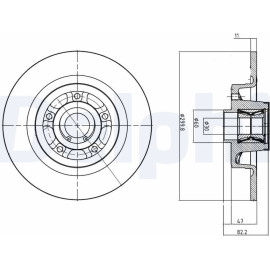 Bremsscheibe BG9023RS Bremsscheibe BG9023RS