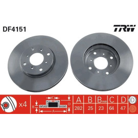 Bremsscheibe DF4151 Bremsscheibe DF4151