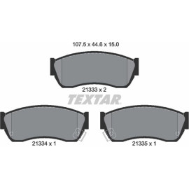 Bremsbelagsatz, Scheibenbremse 2133301 Bremsbelagsatz, Scheibenbremse 2133301