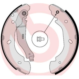 Bremsbackensatz S 24 538 Bremsbackensatz S 24 538