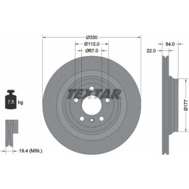 Bremsscheibe 92254505 Bremsscheibe 92254505