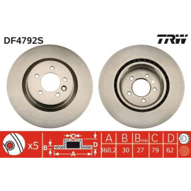 Bremsscheibe DF4792S