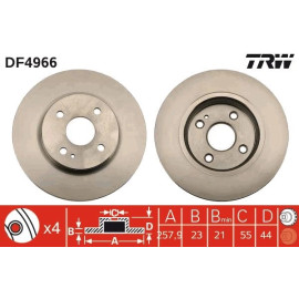 Bremsscheibe DF4966 Bremsscheibe DF4966