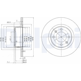 Bremsscheibe BG3621 Bremsscheibe BG3621