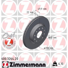 Bremsscheibe 600.3264.20 Bremsscheibe 600.3264.20