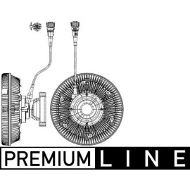 Kupplung, Kühlerlüfter CFC 227 000P Kupplung, Kühlerlüfter CFC 227 000P