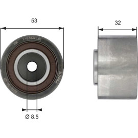 Umlenk-/Führungsrolle, Zahnriemen T42179 Umlenk-/Führungsrolle, Zahnriemen T42179