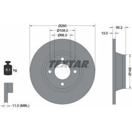 Bremsscheibe 92060400 Bremsscheibe 92060400