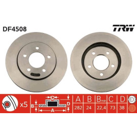 Bremsscheibe DF4508