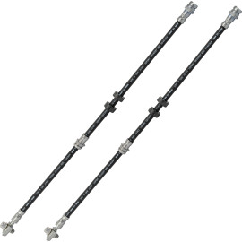 2x ATE 83.6247-0522.3 Bremsschlauch 522 mm, M10x1