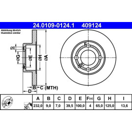Bremsscheibe 24.0109-0124.1