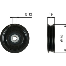 Spannrolle, Keilrippenriemen T39184 Spannrolle, Keilrippenriemen T39184