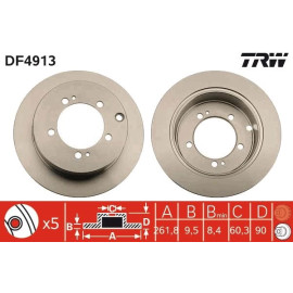 Bremsscheibe DF4913 Bremsscheibe DF4913