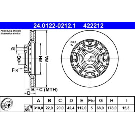 Bremsscheibe 24.0122-0212.1
