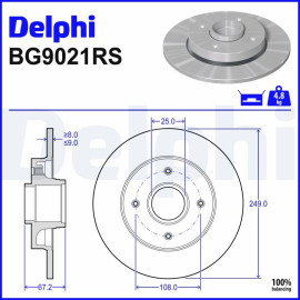 Bremsscheibe BG9021RS Bremsscheibe BG9021RS