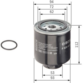Kraftstofffilter F 026 402 223 Kraftstofffilter F 026 402 223
