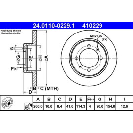 Bremsscheibe 24.0110-0229.1